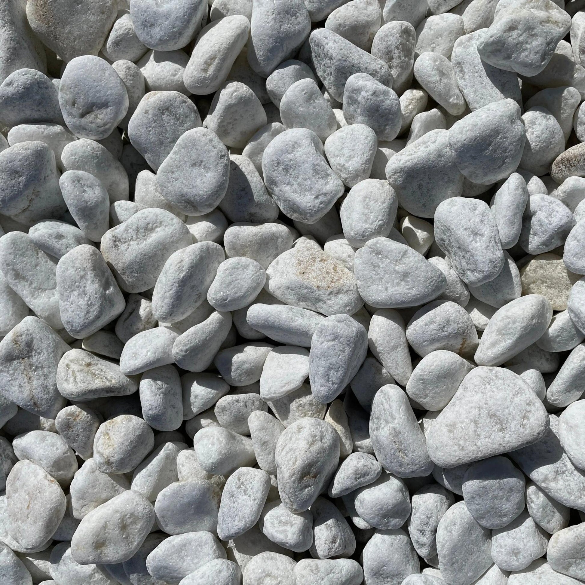 Canto Rodado Blanco Macael / Big Bag 1.000 Kg. / 6-12 Mm_1
