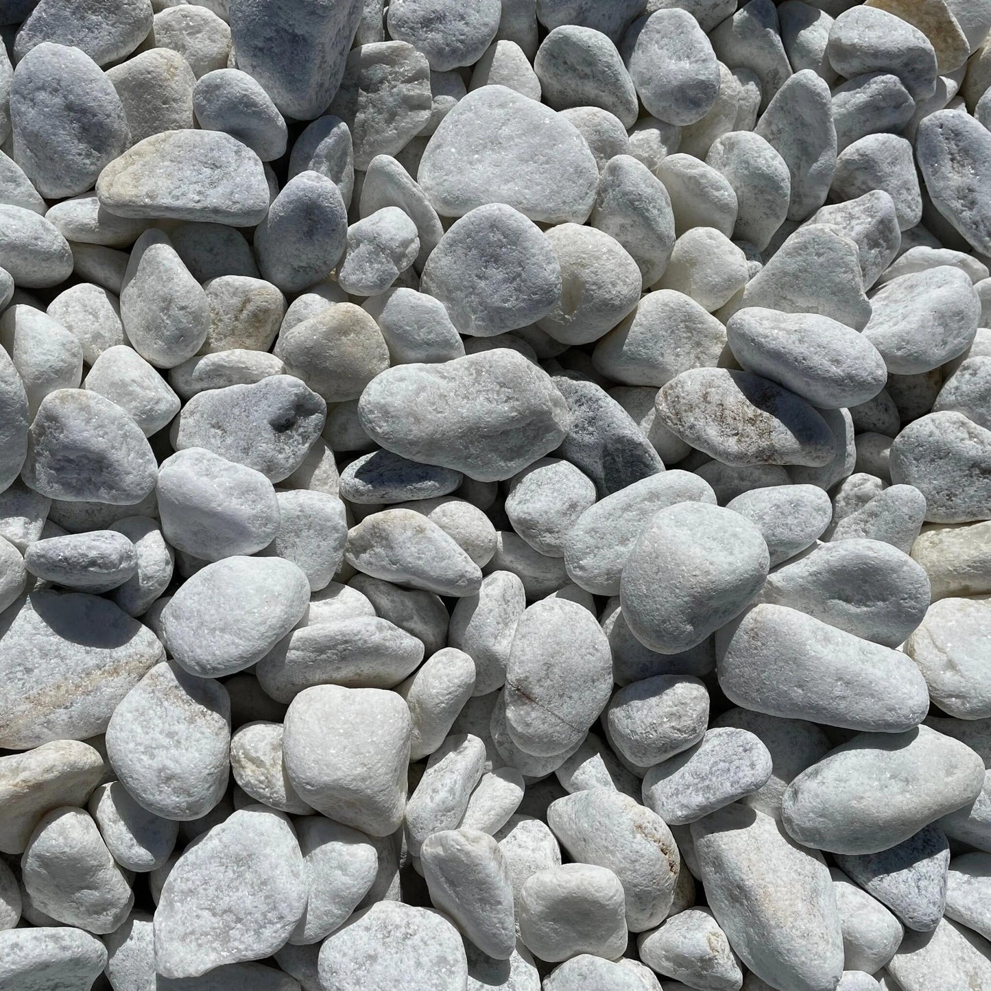 Canto Rodado Blanco Macael / Big Bag 1.000 Kg. / 60-90 Mm_4