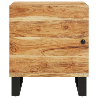 Mesitas De Noche 2 Uds Madera Maciza De Acacia 40x33x46 Cm_1
