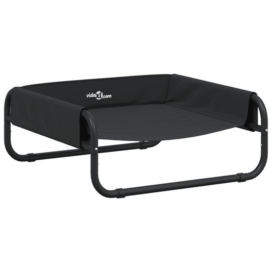 Vidaxl Cama Elevada Para Perros Tela Oxford Y Acero Gris Antracita_0
