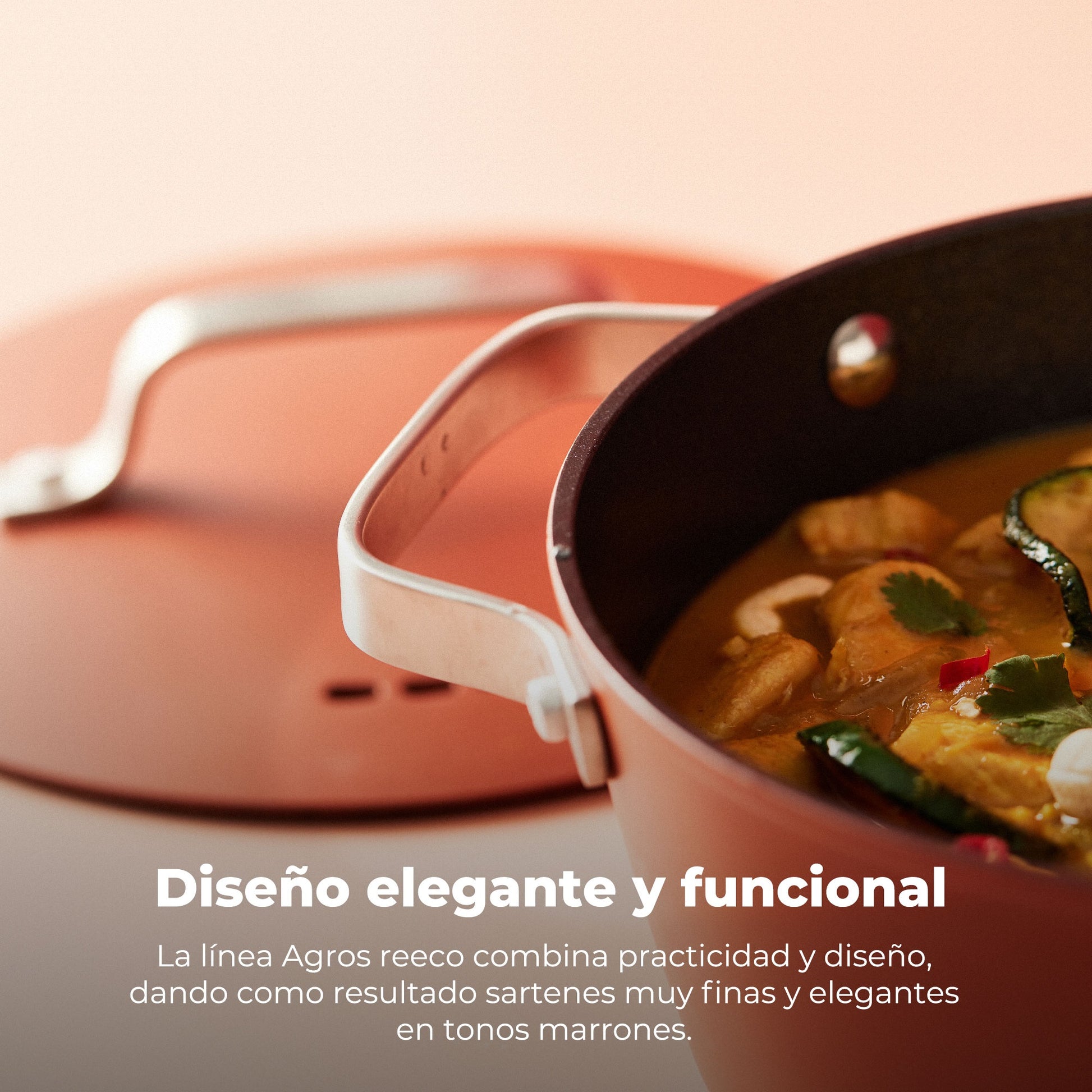 Cacerola  24x10.5cm Aluminio Forjado Ind C/tapa Agros_3