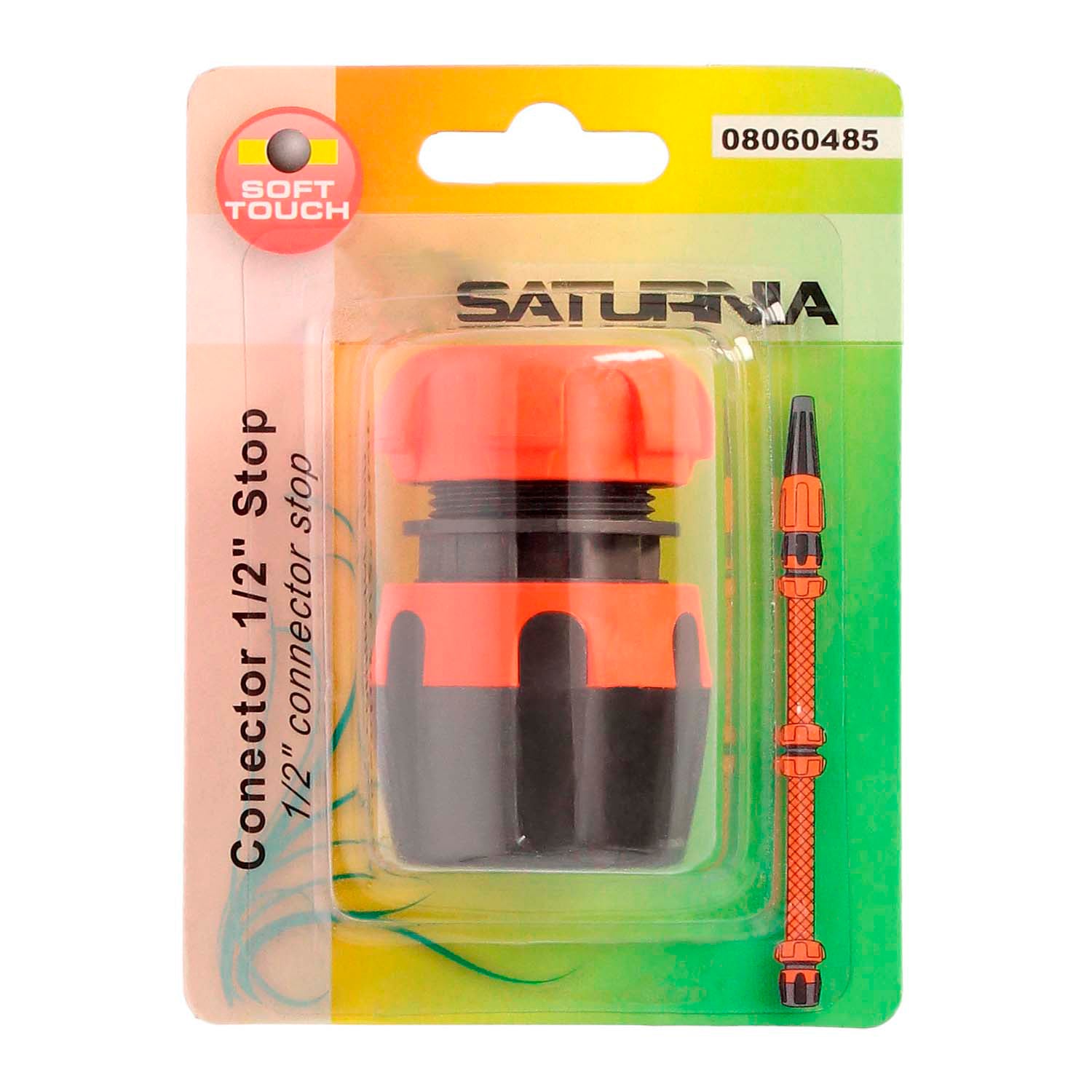 Conector Manguera Soft-touch 1/2 Con Stop_0