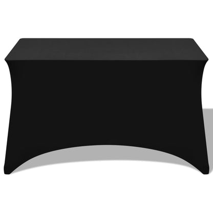 Vidaxl Funda Elástica Para Mesa 2 Uds 120x60,5x74 Negro_1