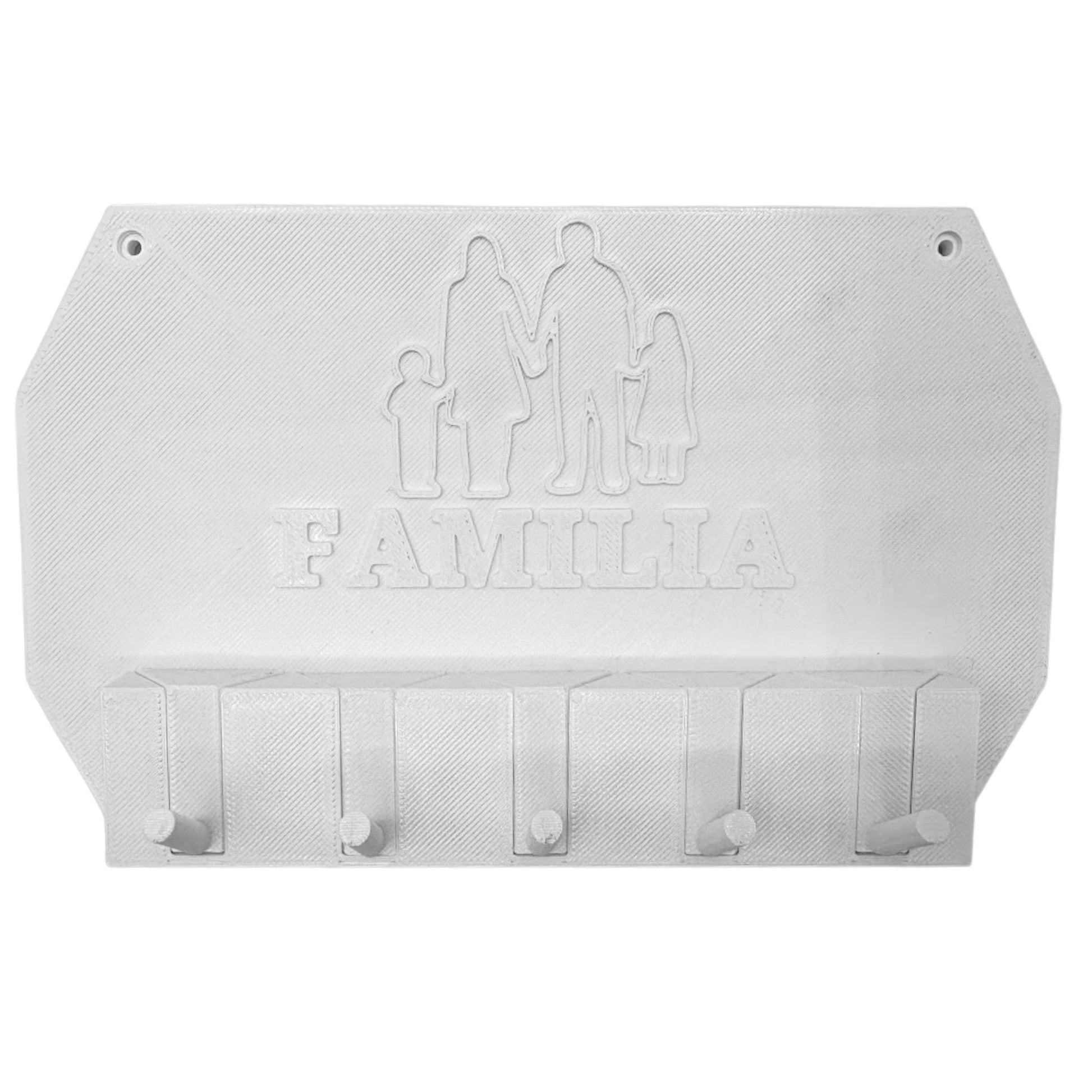 Well Home - Colgador De Llaves De Pared familia Color Blanco._0