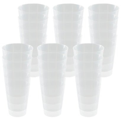 Pack De 30 Vasos Grande Reutilizable 550ml