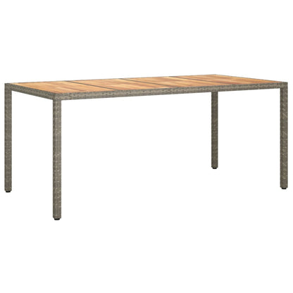 Vidaxl Set Comedor Jardín 9 Pzas Y Cojines Ratán Sintético Gris_5