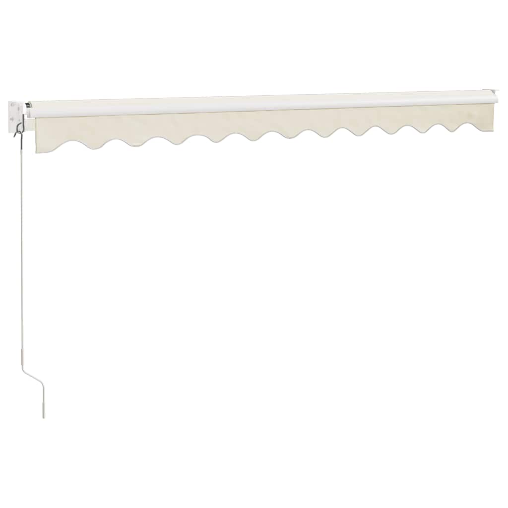 Toldo Retráctil Aluminio Y Tela Color Crema 3x2,5 M_5