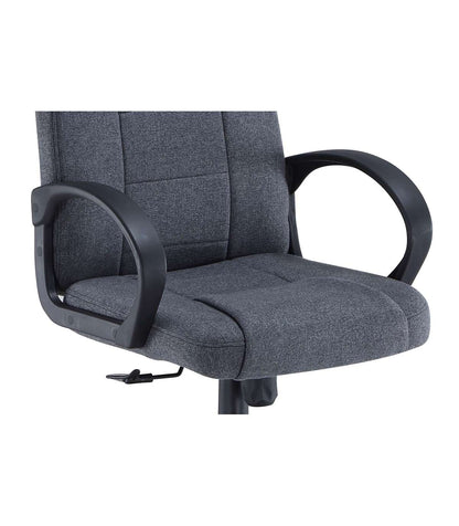 Sillón Despacho Giratorio Henry Tejido Bali Gris Marengo, 118-126cm(alto) 64cm(ancho) 64c_3