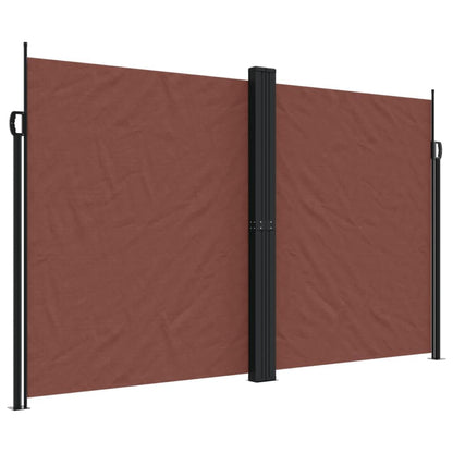 Vidaxl Toldo Lateral Retráctil Marrón 200x1000 Cm_0