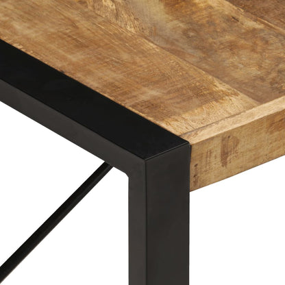 Mesa De Centro De Madera De Mango Rugosa 180x90x40 Cm_2