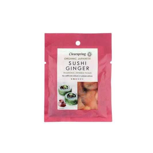 Jengibre Macerado para Sushi Bio Clearspring 50 g