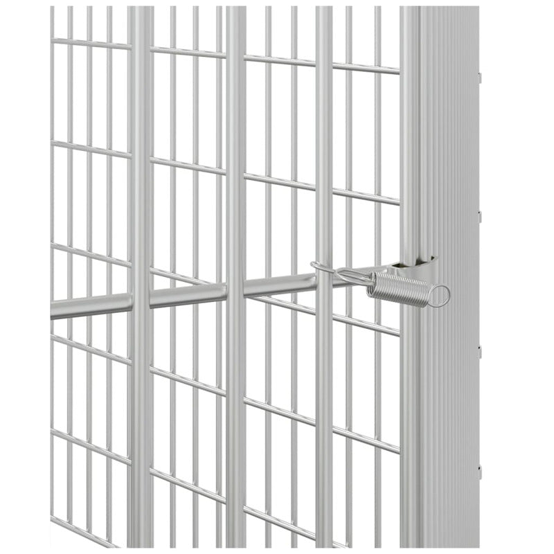 Vidaxl Recinto Animales Corral 6 Paneles Hierro Galvanizado 54x60 Cm_5