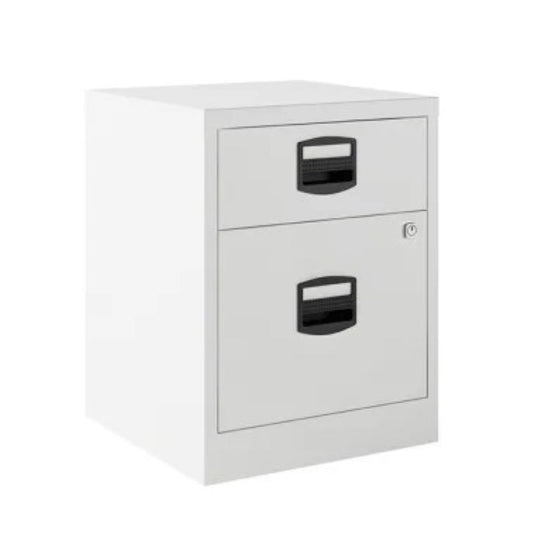 Cajonera Bisley Pfa 1 Cajón Personal, 1 Cajón Archivo. Móvil 40cm Blanco_0