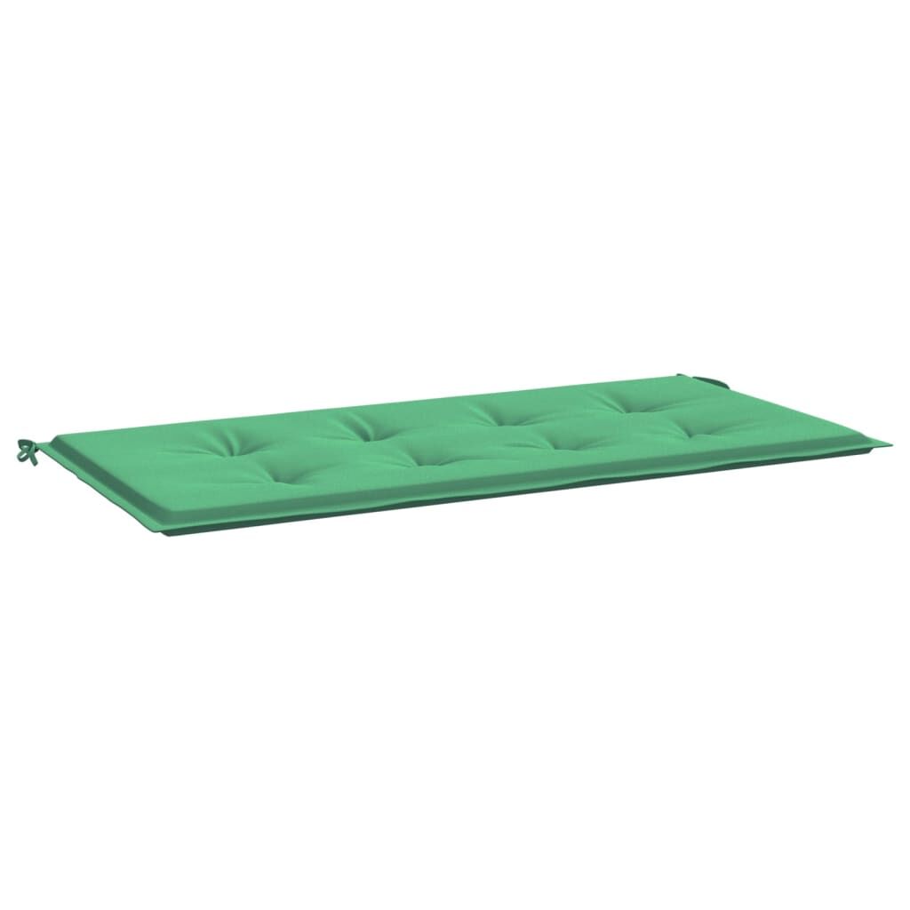 Vidaxl Cojín De Banco De Jardín Tela Oxford Verde 100x50x3 Cm_0
