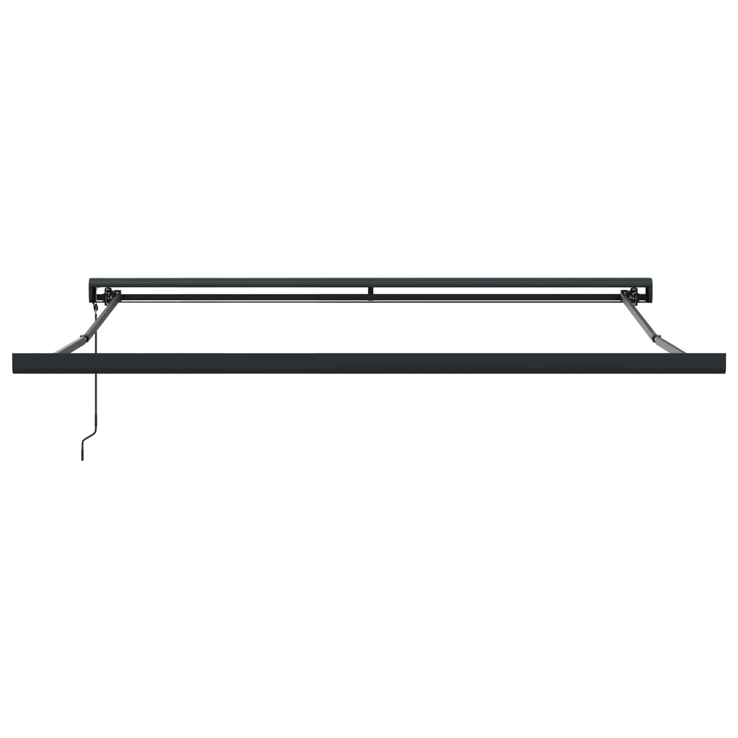 Toldo Retráctil Rojo 350 X 250 X 165 Cm Tela Y Metal_4
