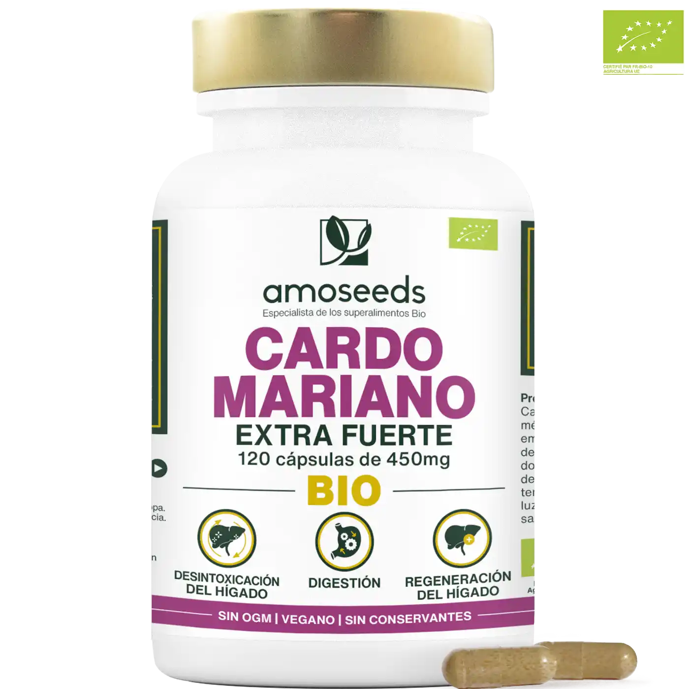 Cardo Mariano Bio, Extra Fuerte | 120 Cápsulas_0