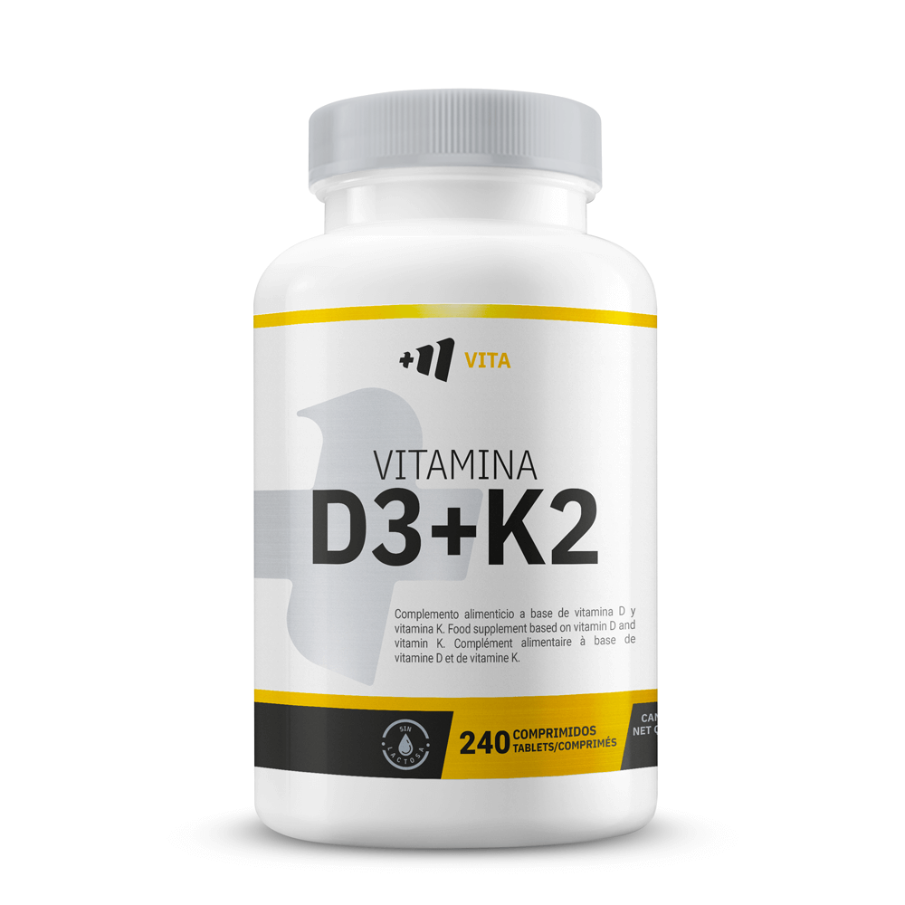 Vitamina D3 + K2 (100μg/150μg) - 240 Comprimidos - Salud Cardiovascular - Masmusculo_0