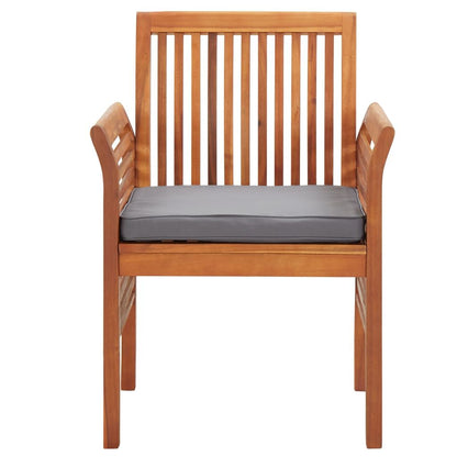 Vidaxl Set Comedor De Jardín 7 Pzas Y Cojines Madera Maciza De Acacia_4