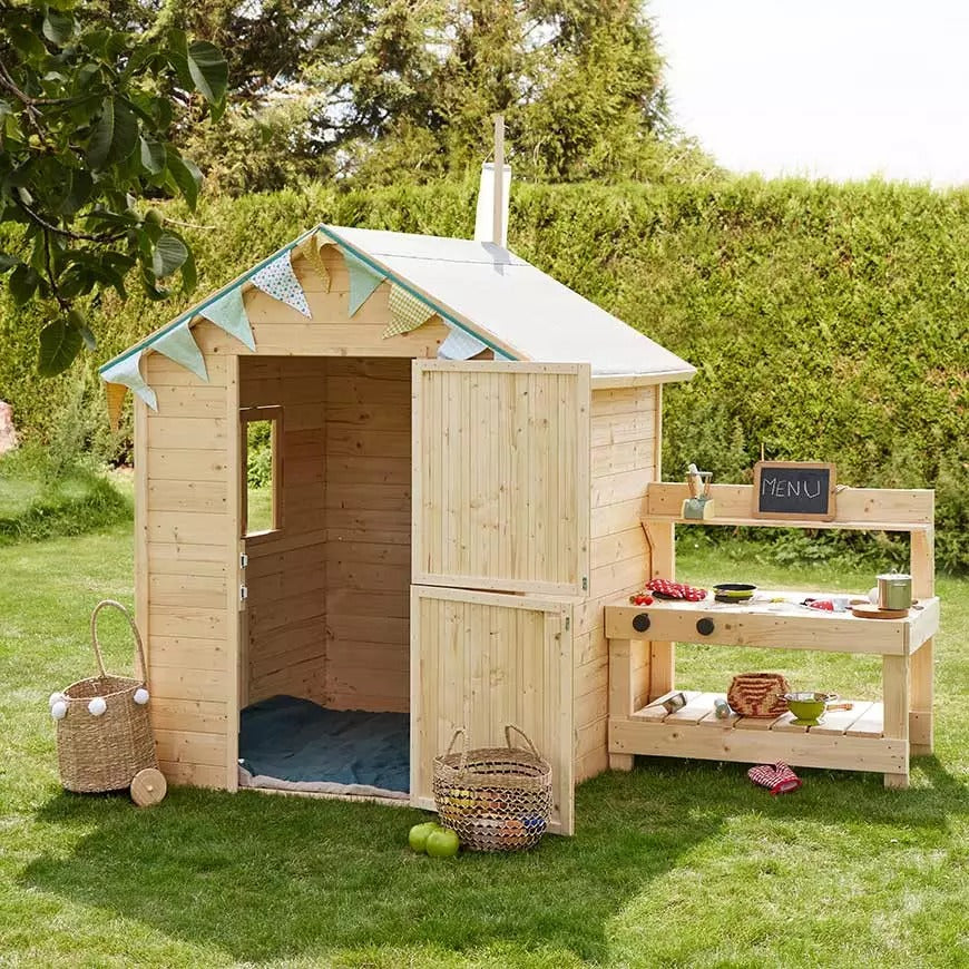 Casita infantil de madera con cocina Jasmine Soulet