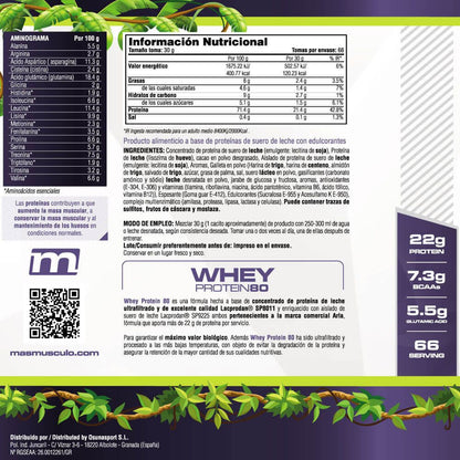Whey Protein80 - 2 Kg - Jurassic Choc - Aumenta La Masa Muscular - Masmusculo_5