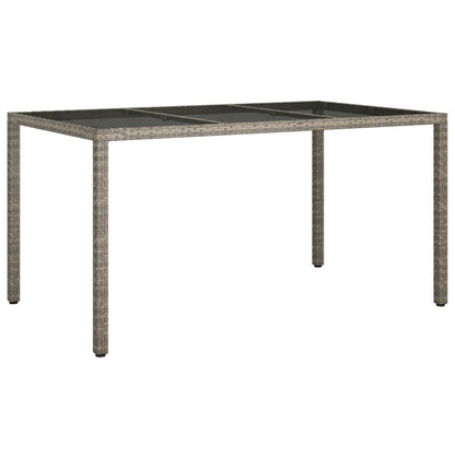 Vidaxl Set Comedor Jardín 7 Pzas Y Cojines Ratán Sintético Gris_4