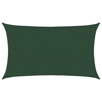 Vidaxl Toldo De Vela Hdpe Verde Oscuro 160 G/m² 5x8 M_0