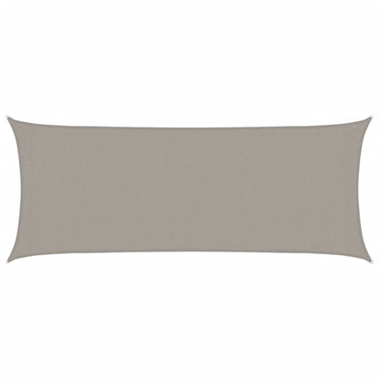 Vidaxl Toldo De Vela Rectangular Hdpe Gris Claro 160 G/m² 2x4,5 M_0