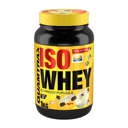 Isowhey - 1kg - Chocolate Blanco Con Choco Rings - Proteína De Aislado De Suero Isolate - Quamtrax_0