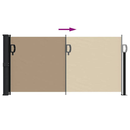 Vidaxl Toldo Lateral Retráctil Gris Taupe 100x500 Cm_4