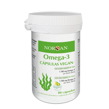 Omega-3 Cápsulas Vegan NORSAN 80 cápsulas