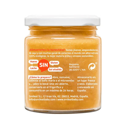 Tarrito BIO calabaza y calabacín +6 meses Smileat 230g