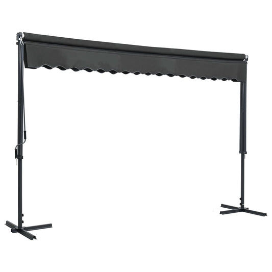 Toldo De Pie Independiente Gris Antracita 400x300 Cm_0