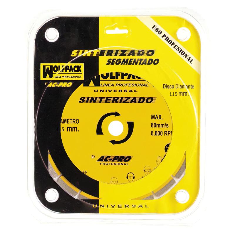 Disco Diamante 115 Mm. General Obra Segmentado Sinterizado