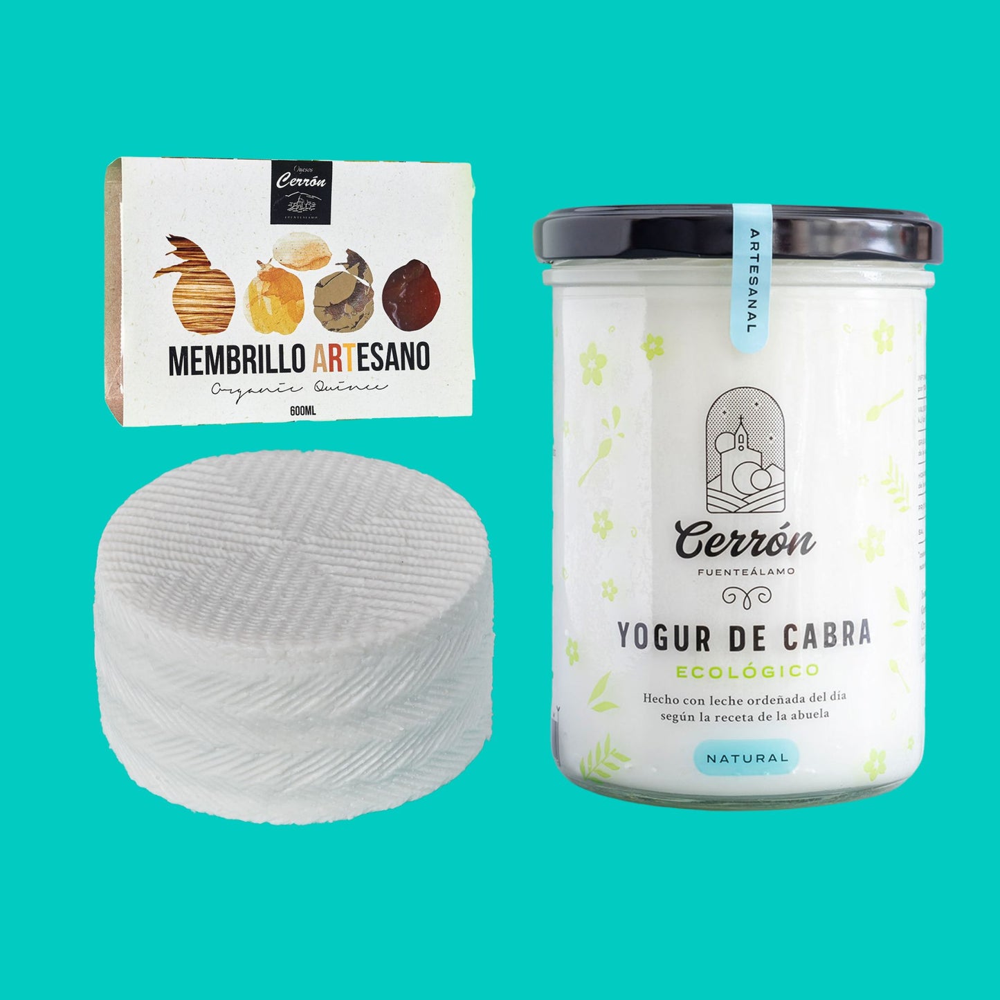 Pack Fresquisimo: Queso Fresco+yogur Eco+ Dulce De Membrillo_0