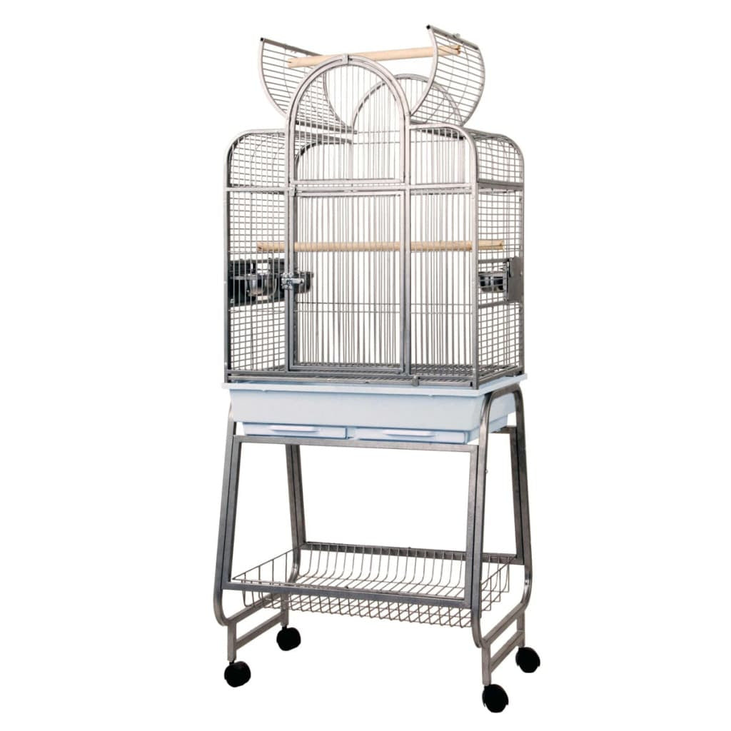 Strong Jaula Para Loros Villa Bianca Gris Silverstone 67,7x51,5x154 Cm 93084_1