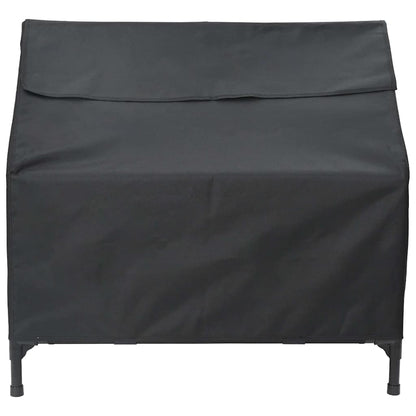 Casa Para Mascotas Manual Negro 110 X 75 X 90 Cm Acero_4