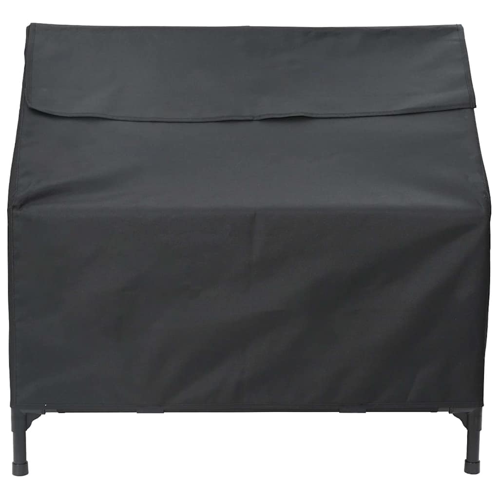 Casa Para Mascotas Manual Negro 90 X 65 X 83 Cm Acero_4