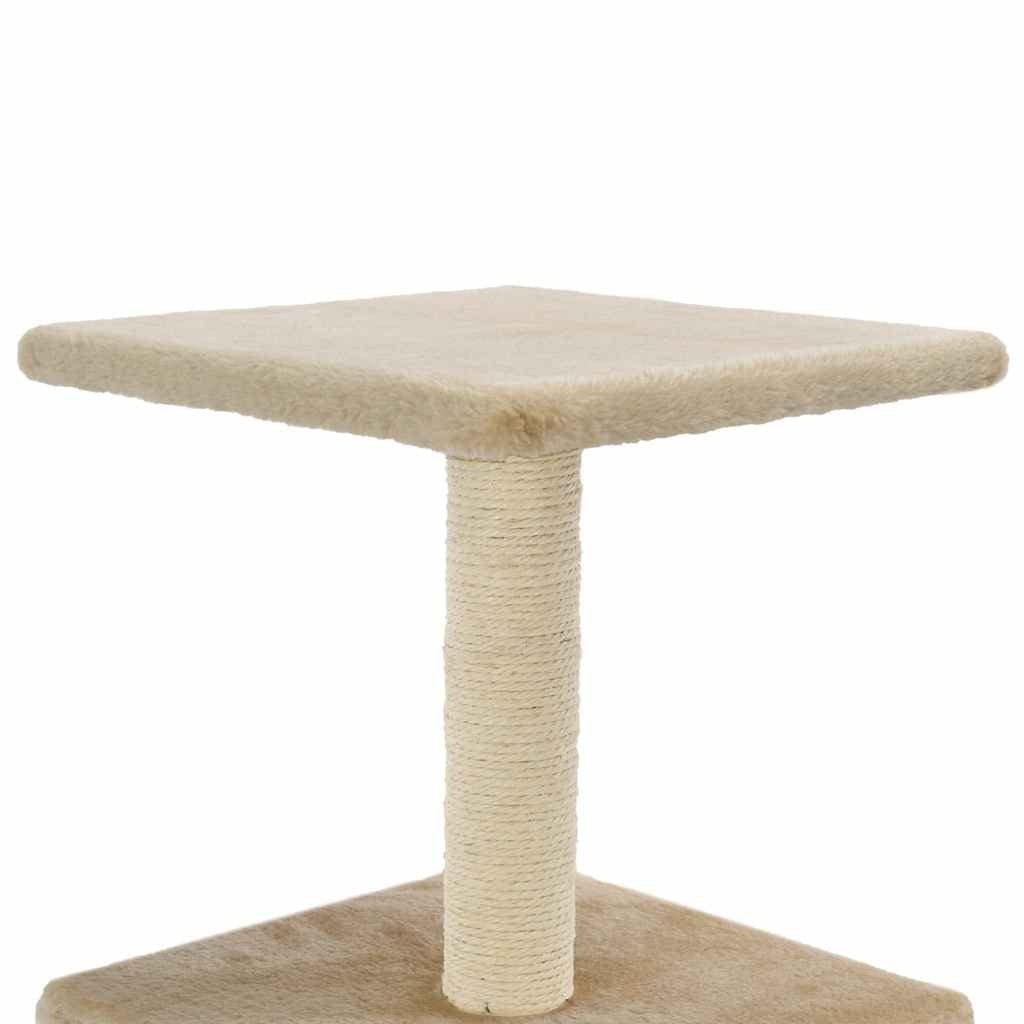 Vidaxl Rascador Para Gatos Con Poste De Sisal 55 Cm Beige_4