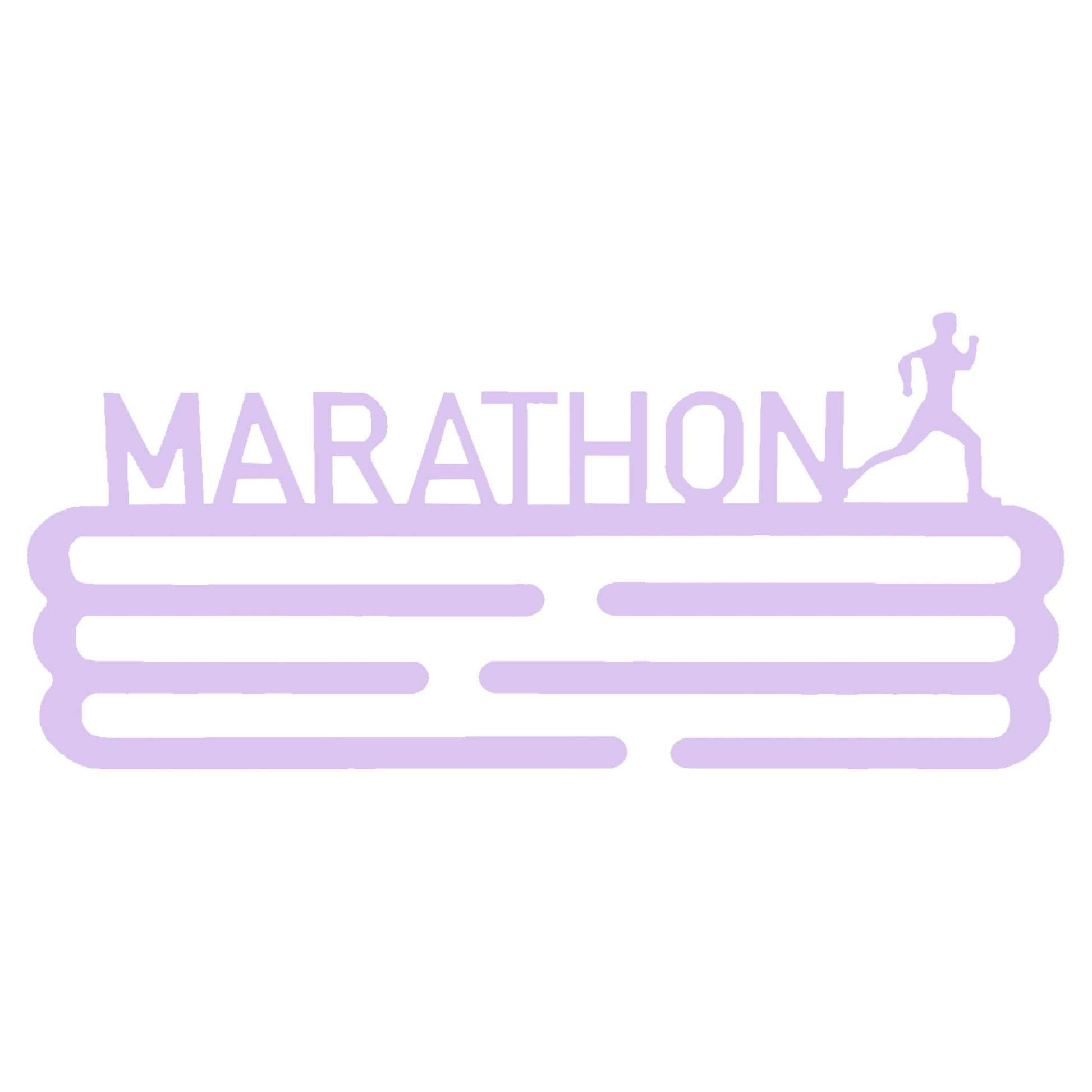Medallero Maratón Lila Well Home Para 15 Medallas - Regalo Encantador Para Runners_0