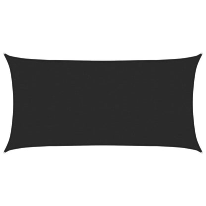 Vidaxl Toldo De Vela Hdpe Negro 160 G/m² 2,5x5 M_0