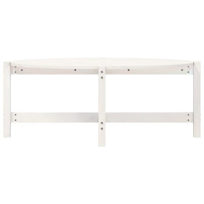 Mesa De Centro De Madera Maciza De Pino Blanco 118x63x45 Cm_3