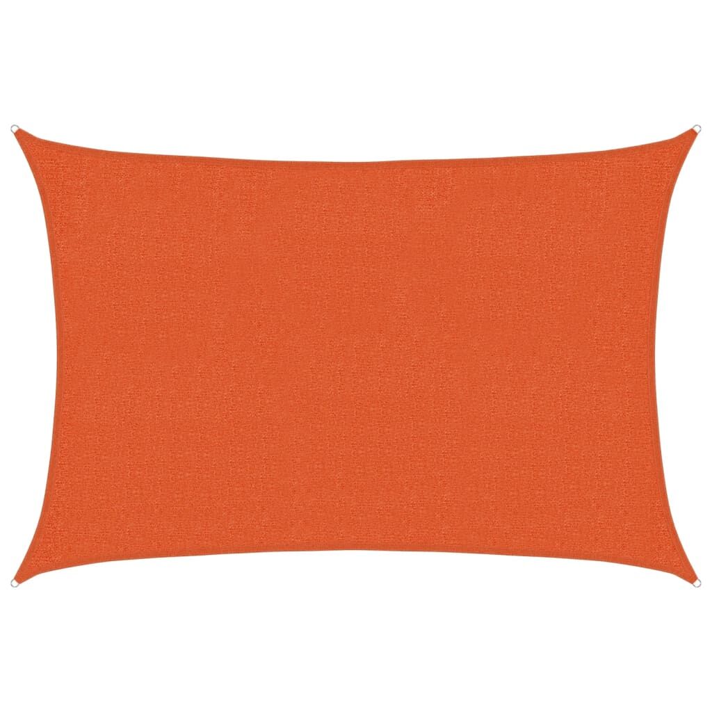 Vidaxl Toldo De Vela Hdpe Naranja 160 G/m² 2x3 M_0