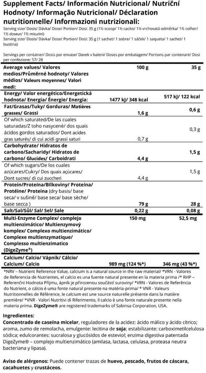 Micellar Casein (caseína Micelar) - 2kg - Frambuesa - Caseina - Amix Nutrition_5