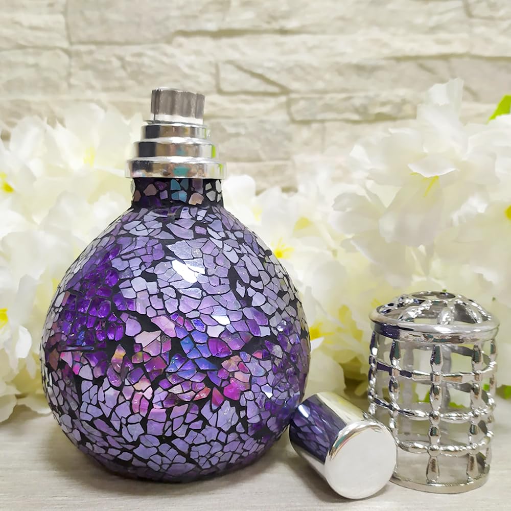 Lámpara Catalítica Mosaico Azul Océano (200ml) - Sanea El Ambiente Y Elimina Los Malos Olores E Impurezas Del Aire_2