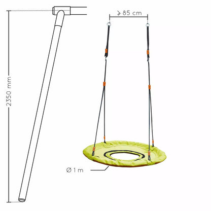 Asiento aro textil para columpio Nido abierto Soulet