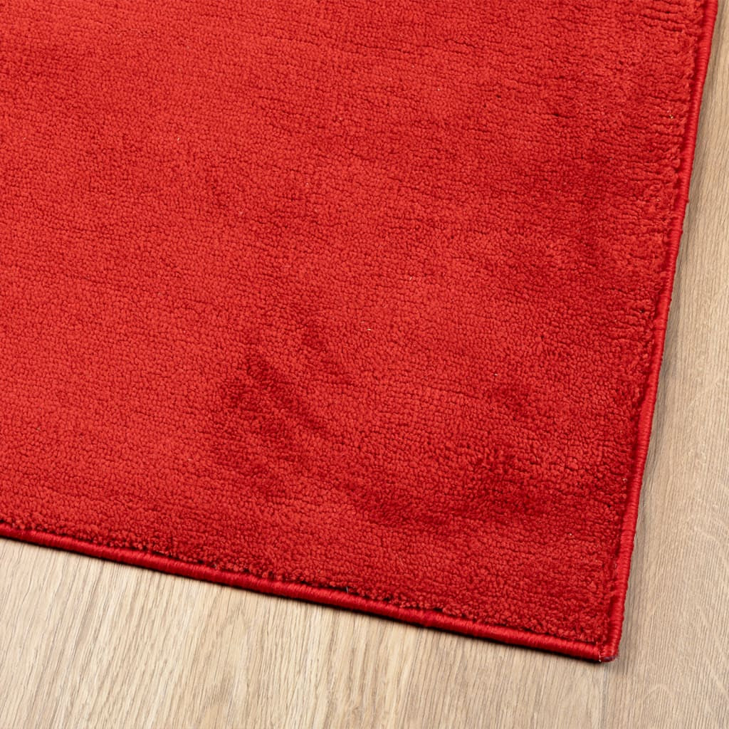 Vidaxl Alfombra De Pelo Corto Oviedo Rojo 300x400 Cm_3