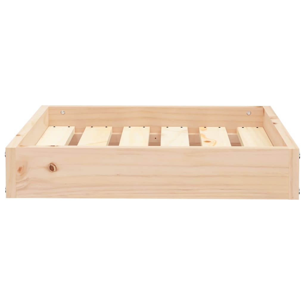 Cama Para Perros Madera Maciza De Pino 51,5x44x9 Cm / Vetonek_4