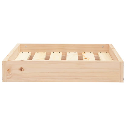 Cama Para Perros Madera Maciza De Pino 51,5x44x9 Cm / Vetonek_4