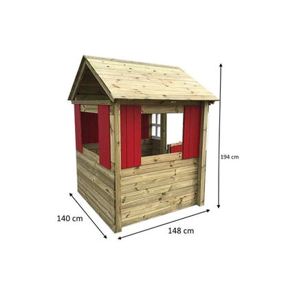 Casita De Madera Masgames Fresita Deluxe Xl.