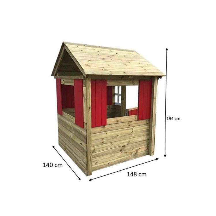 Casita De Madera Masgames Fresita Deluxe Xl._5